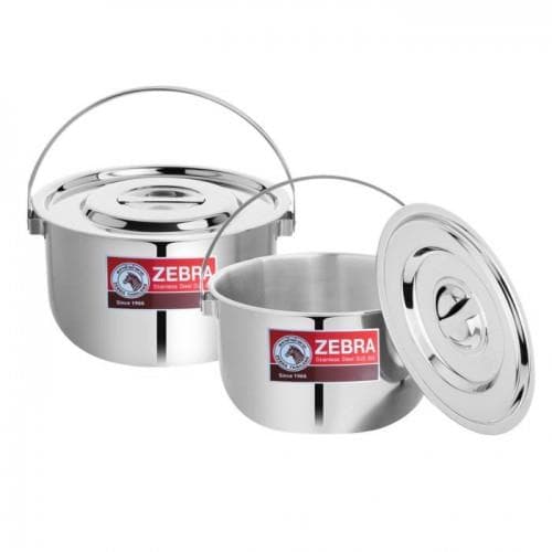 Nồi Inox Indian Zebra Có Quai Xách Từ 20cm - 22cm Thái Lan