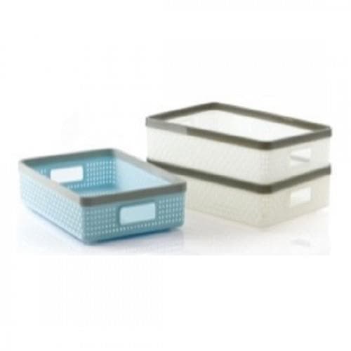 Khay Nhựa Đan Có Tay Cầm DKW HH1093 Size M Thái Lan Nhập Khẩu