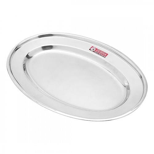 Đĩa Inox Oval (Hột Xoài) Zebra Thái Lan