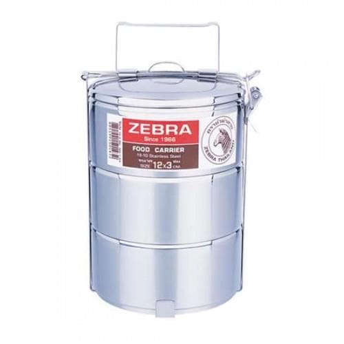 Camen Inox Zebra Food Carrier 3 Ngăn 14x3 Thái Lan