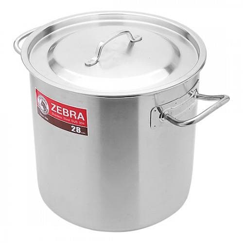 Nồi Hầm Inox 1 Đáy Zebra 171028 (17L) Thái Lan