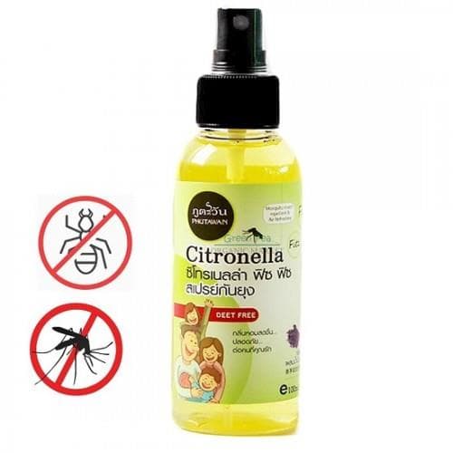 Tinh Dầu Xịt Muỗi Và Côn Trùng Phutawan Citronella Fitz Fitz Thái Lan