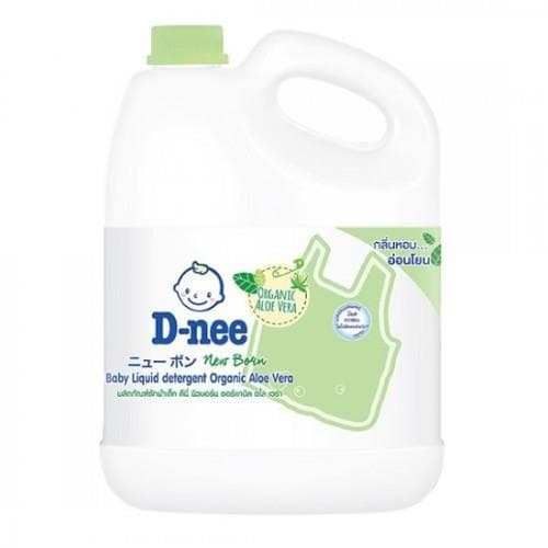 [Organic] Nước Giặt Quần Áo Trẻ Em D-nee Nha Đam 3000ml Thái Lan [Xanh lá]
