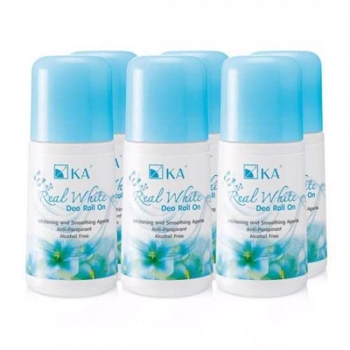 Combo 6 Lăn Khử Mùi Trắng Nách KA Real White Tidy 25ml Thái Lan