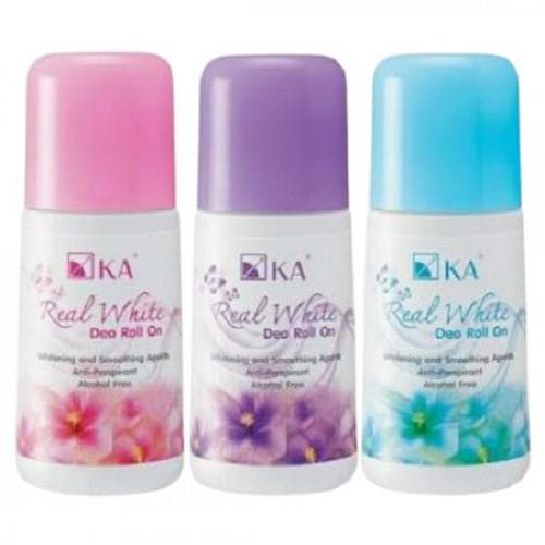 Combo 3 Lăn Khử Mùi KA Real White Mix 3 Mùi Thái Lan