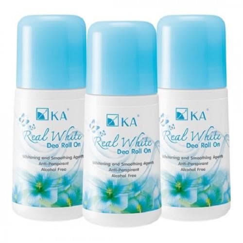Combo 3 Lăn Khử Mùi Trắng Nách KA Real White Tidy 25ml Thái Lan