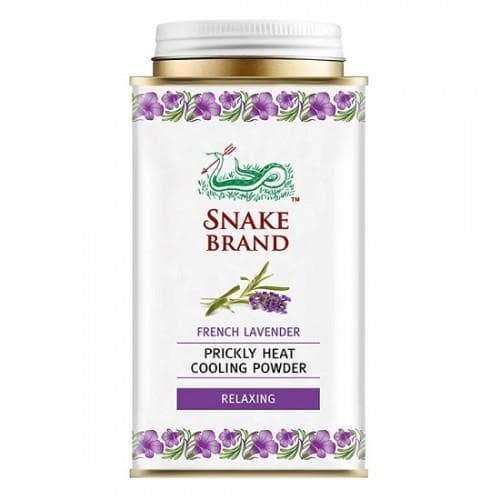 Phấn Lạnh Con Rắn Snake Brand Hương Lavender 140g Thái Lan