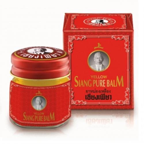 Dầu Cù Là Siang Pure Yellow Balm 12g Thái Lan