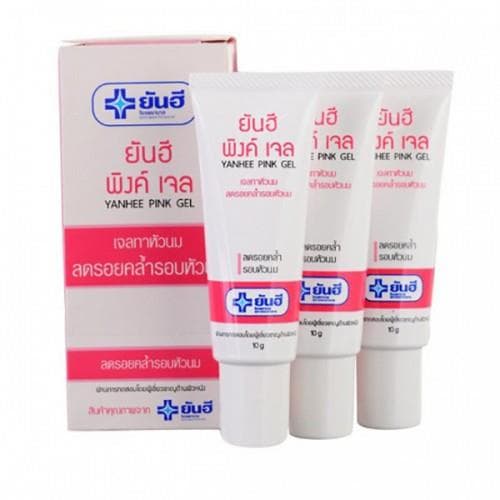 Combo 3 Tuýp Làm Hồng Nhũ Hoa Yanhee Pink Gel 10g Thái Lan