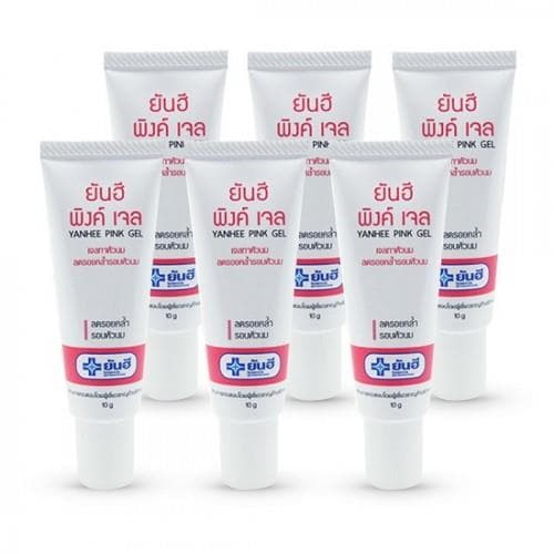 Liệu Trình Trị Thâm Nhũ Hoa Yanhee Pink Gel 10g Thái Lan [6 Tuýp]