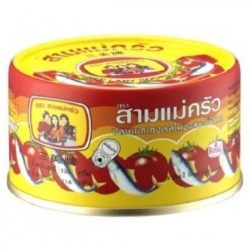 Hộp Cá Thu Sốt Cà 3 Cô Gái 190g Thái Lan 