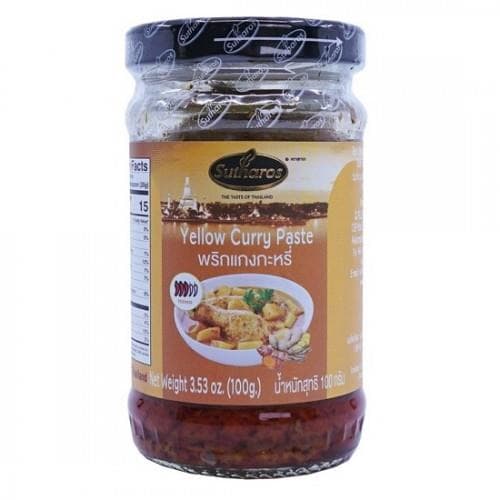 Sốt Cà Ri Vàng Sutharos Yellow Curry Paste 100g Thái Lan