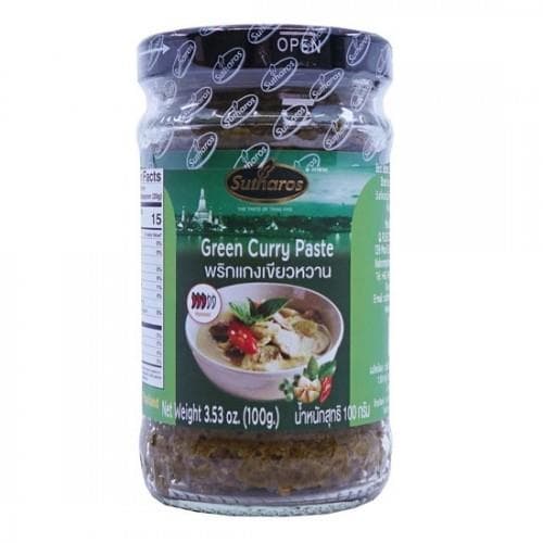 Sốt Cà Ri Xanh Sutharos Green Curry Paste 100g Thái Lan