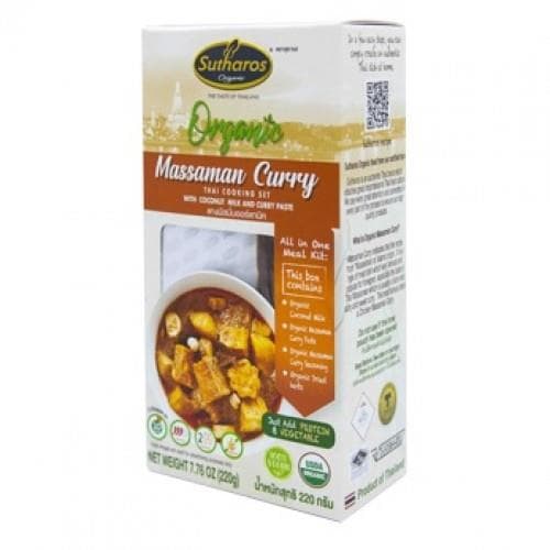 Organic] Gia Vị Nấu Cà Ri Massaman Organic Sutharos 220g Thái Lan