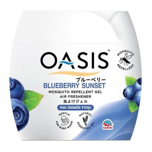 Sáp Thơm Phòng Đuổi Muỗi OASIS Việt Quất Xanh 180g Thái Lan