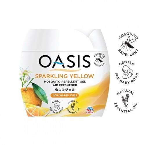 Sáp Thơm Phòng Đuổi Muỗi OASIS Hương Cam 180g Thái Lan