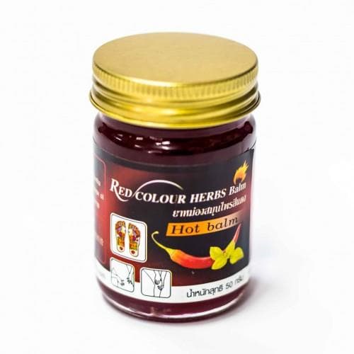 Dầu Cù Là Ớt Red Colour Herbs Balm 50g Thái Lan