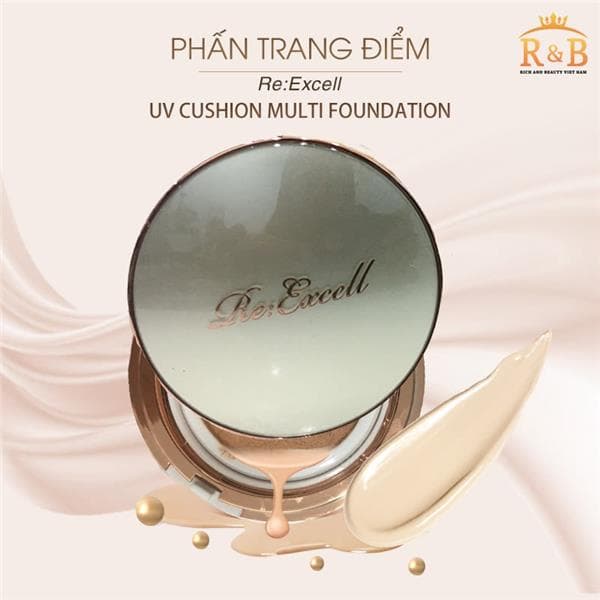 Phấn trang điểm Re:Excell UV Cushion Multi Foundation (Giảm giá 20% - Tích điểm)