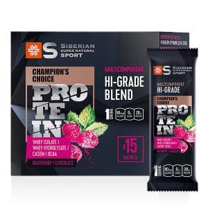 Thực phẩm dành cho chế độ ăn đặc biệt Multicomponent hi-grade protein Raspberry & Chocolate