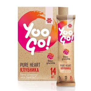 Thực phẩm bảo vệ sức khỏe YOO GO Pure Heart Drink Mix (Strawberry)