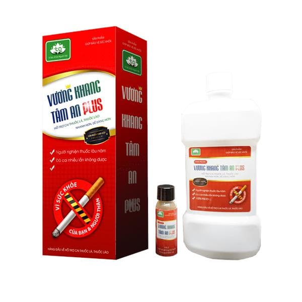 Cai thuốc lá, thuốc lào Tâm An - Vương khang Tâm An plus (Giảm giá 50%- Tích điểm)