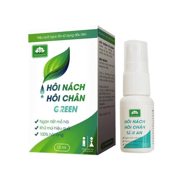 Hôi nách hôi chân Tâm An (Giảm giá 50%- Tích điểm)