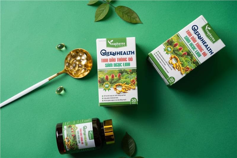 Tinh Dầu Thông Đỏ Sâm Ngọc Linh Green Health  (Giảm giá 25% - Tích điểm)