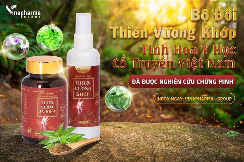 Tinh Dầu Thảo Dược xịt khớp Thiên Vương Khớp (Giảm giá 25% - Tích điểm)