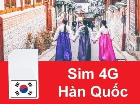 Sim du lịch Hàn Quốc - 5 ngày - 100GB - 4G – SB04