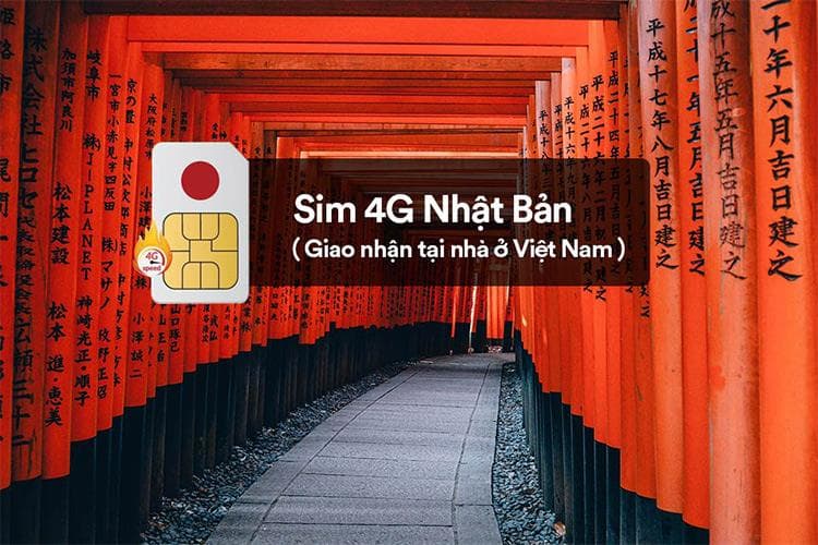 Sim Nhật Bản - 10 ngày - 1GB/ngày - 4G - SB16