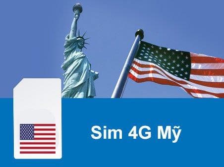 Sim du lịch Mỹ - 7 ngày - 100GB – SB45