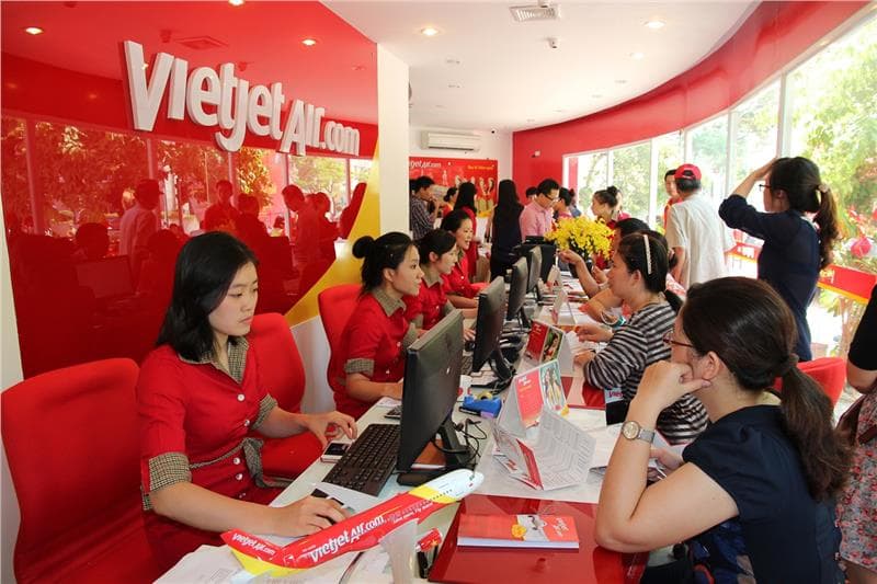 Cách thanh toán vé máy bay Vietjet ATM