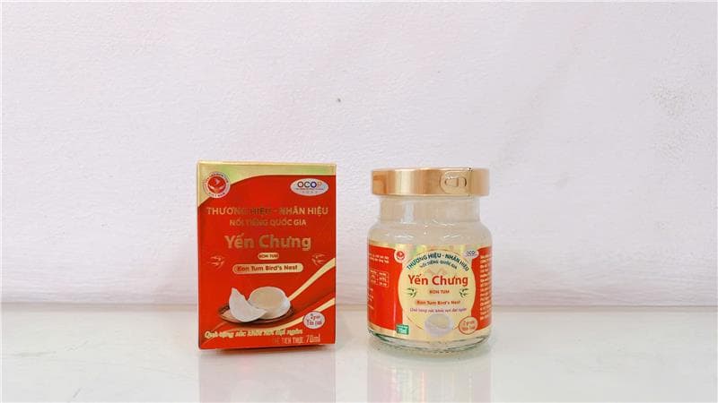 Yến Chưng Kon Tum Có Đường - Lọ 70ml - 25% Yến (2g Yến) | OCOP 4 Sao