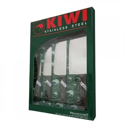 Bộ Dao Inox 4 Món Cán Nhựa Kiwi W4P Thái Lan Nhập Khẩu