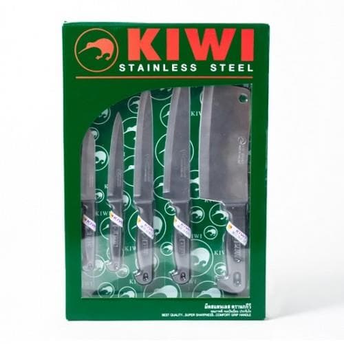 Bộ Dao 5 Món Thương Hiệu Kiwi Cao Cấp Nhập Khẩu Thái Lan