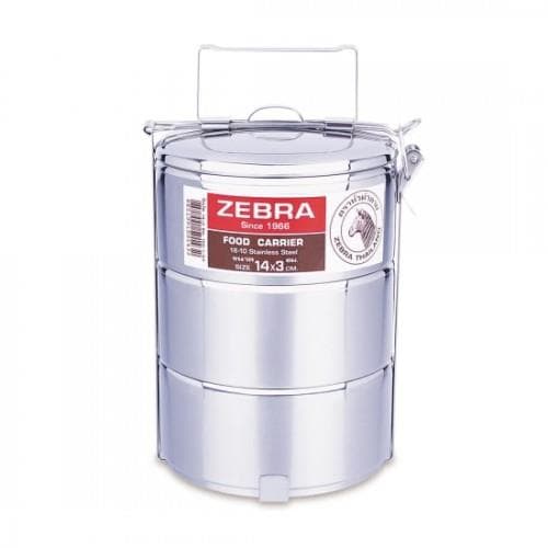Camen Inox Zebra Food Carrier 3 Ngăn 12x3 Thái Lan