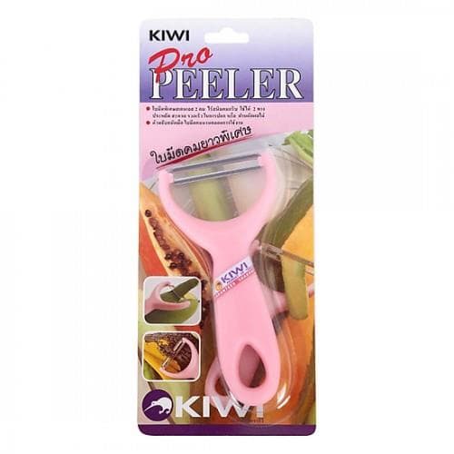 Dao Bào 2 Lưỡi Kiwi Kw217 Cán Nhựa Hồng Cao Cấp Thái Lan