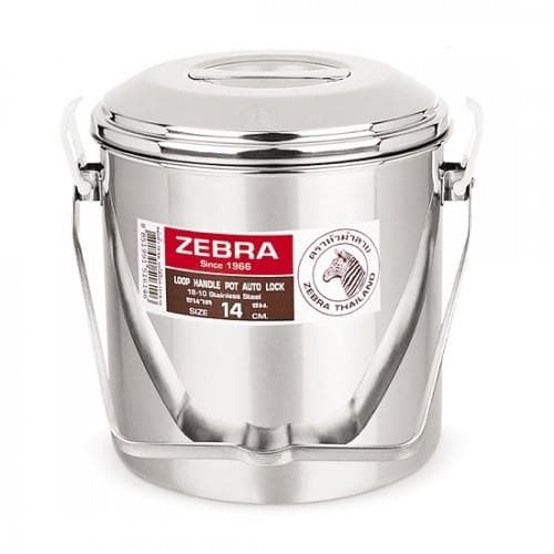 Camen Inox Zebra 1 Ngăn 14cm Auto Lock Thái Lan