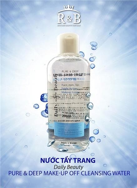 Nước tẩy trang Daily Beauty Pure & Deep Make-up Off Cleansing Water (Giảm giá 30% - Tích điểm)